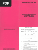 Wmo Synop Codes | PDF | Cloud | Fog