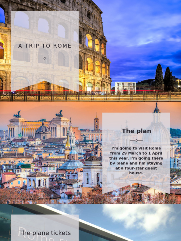 Rome Trip Itinerary and Budget Plan | PDF