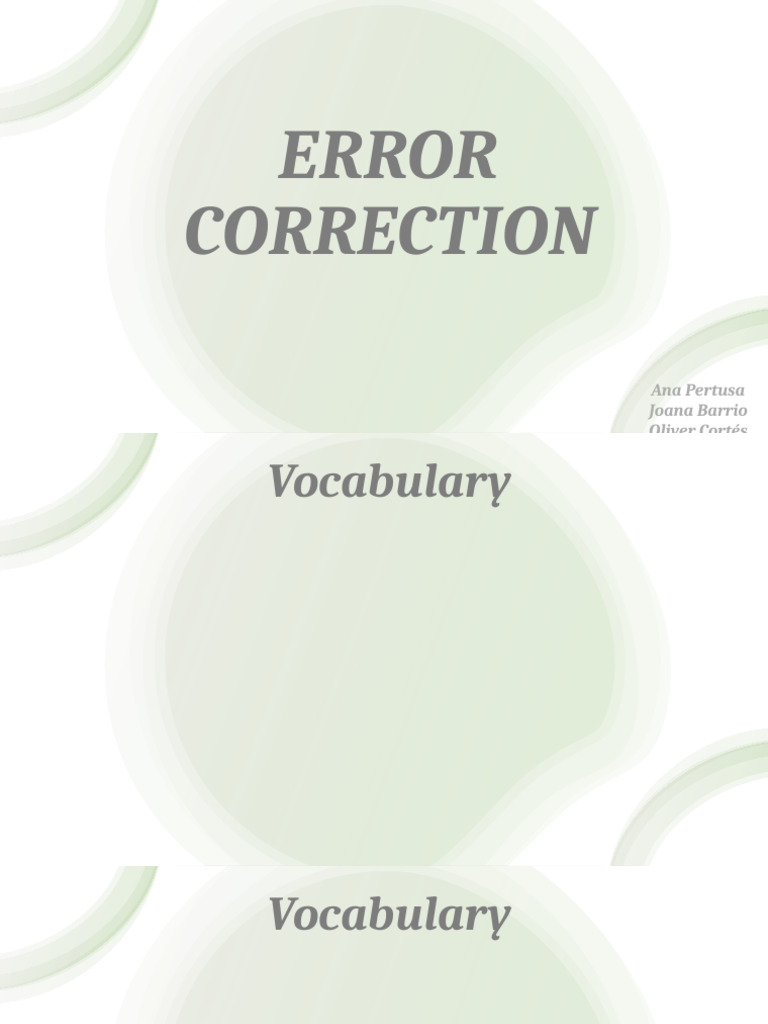 Common English Errors and Corrections | PDF | English Language | Verb