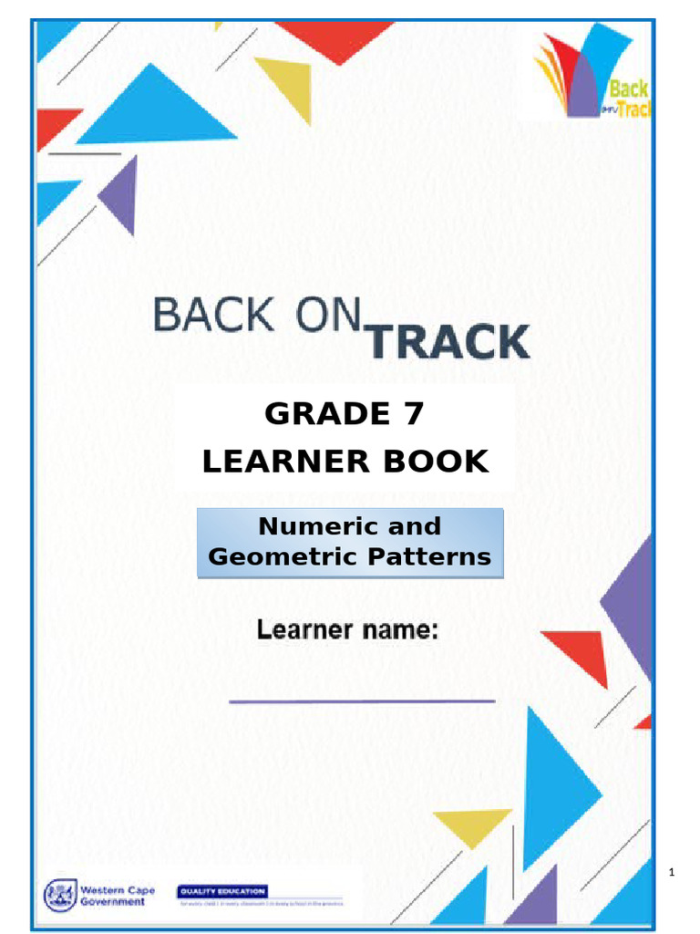 Grade 7 Patterns and Sequences Activities | PDF | Mathematics