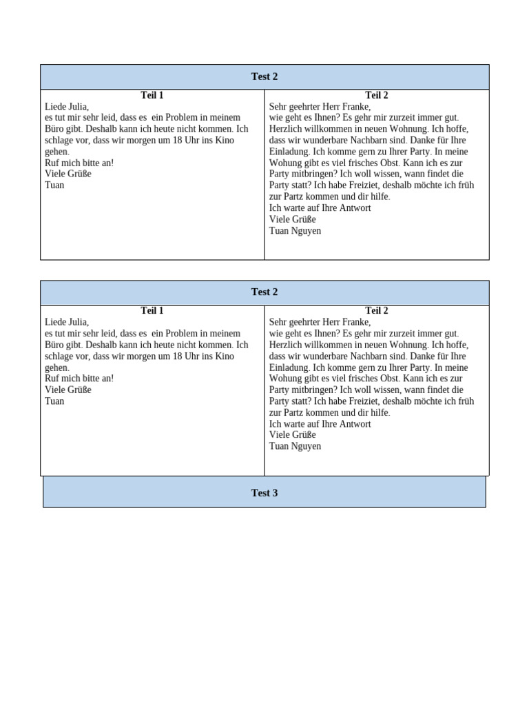 Tuấn - Test2 - Test 3 | PDF
