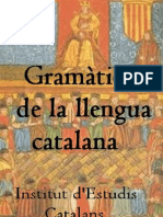 Gramàtica de La Llengua Catalana