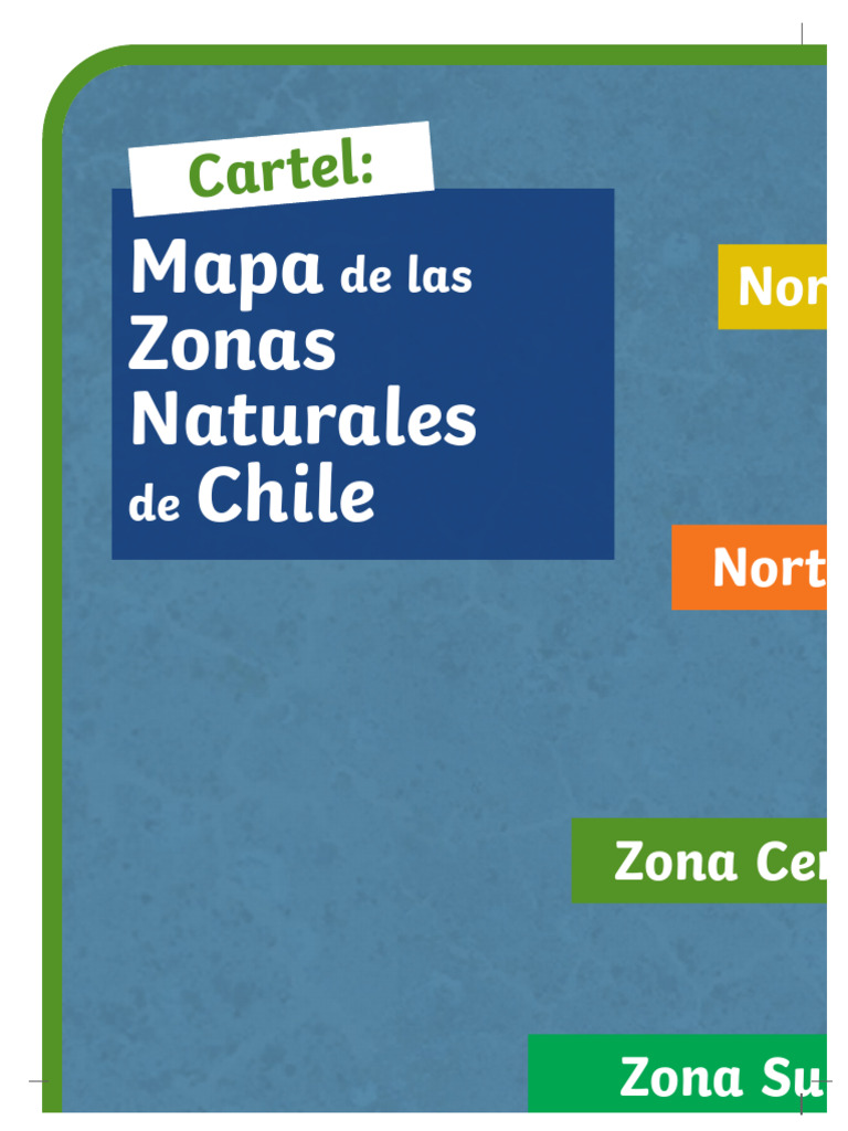 Zonas Naturales de Chile en Mapa | PDF