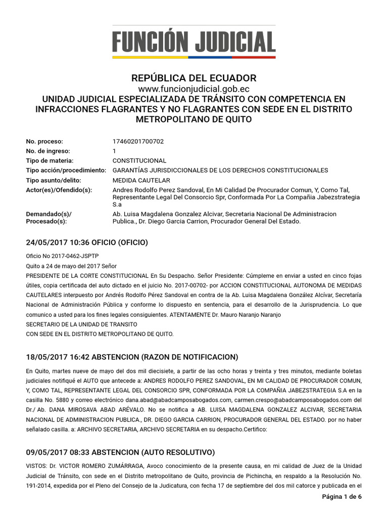 Expel 17460201700702 18891258 07022025 | PDF | Mandato | Violación