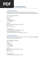 Grade 3 Math Lesson: Number Patterns | PDF