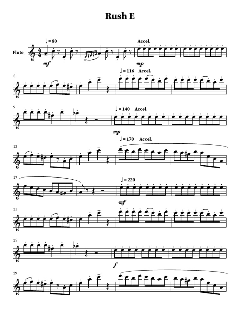 Rush E | PDF