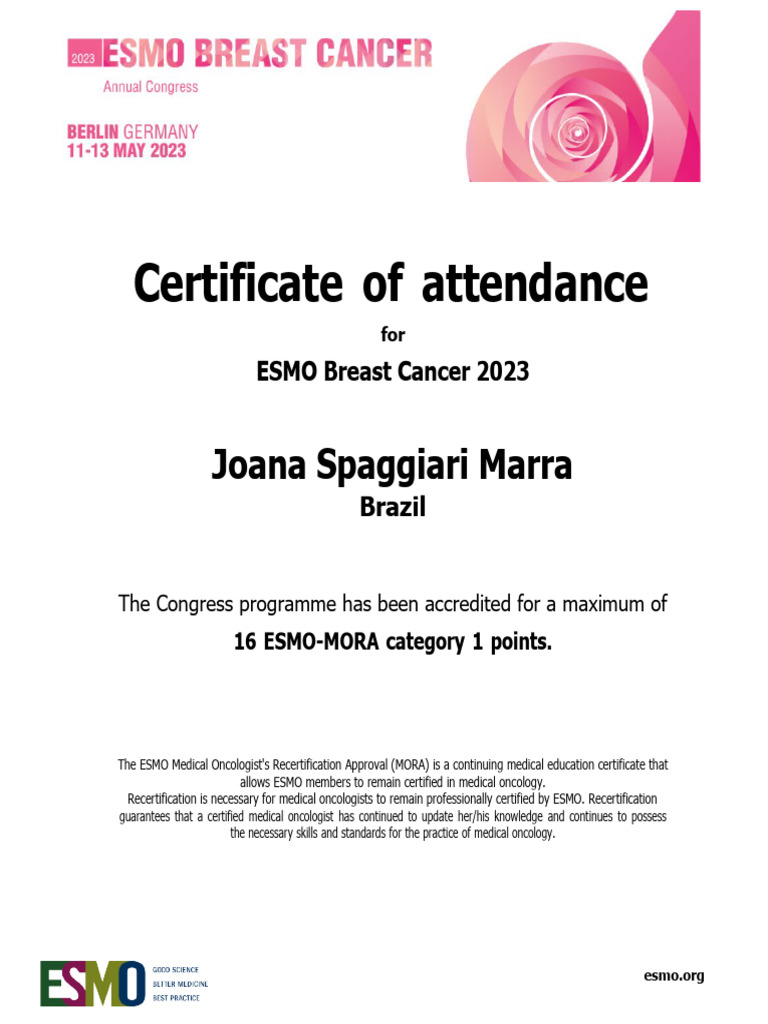 ESMO Breast Cancer 2023 | PDF