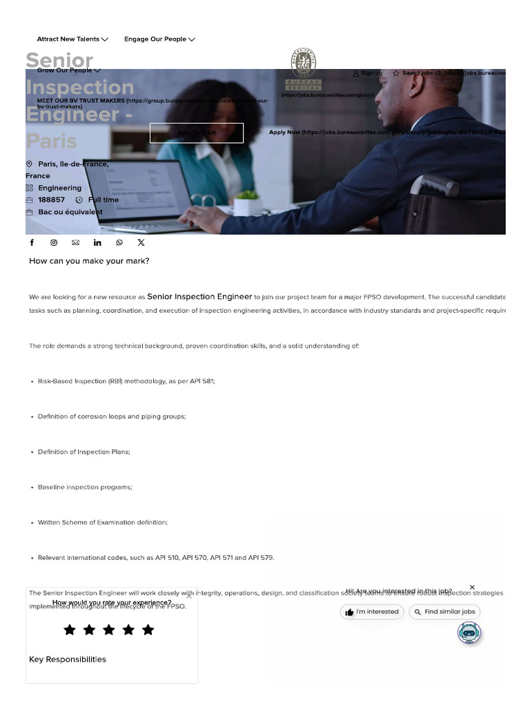 Senior Inspection Engineer | PDF
