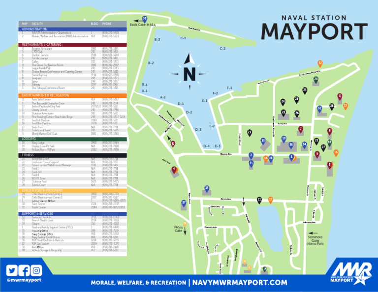 Mayport Naval Base Facility Map | PDF
