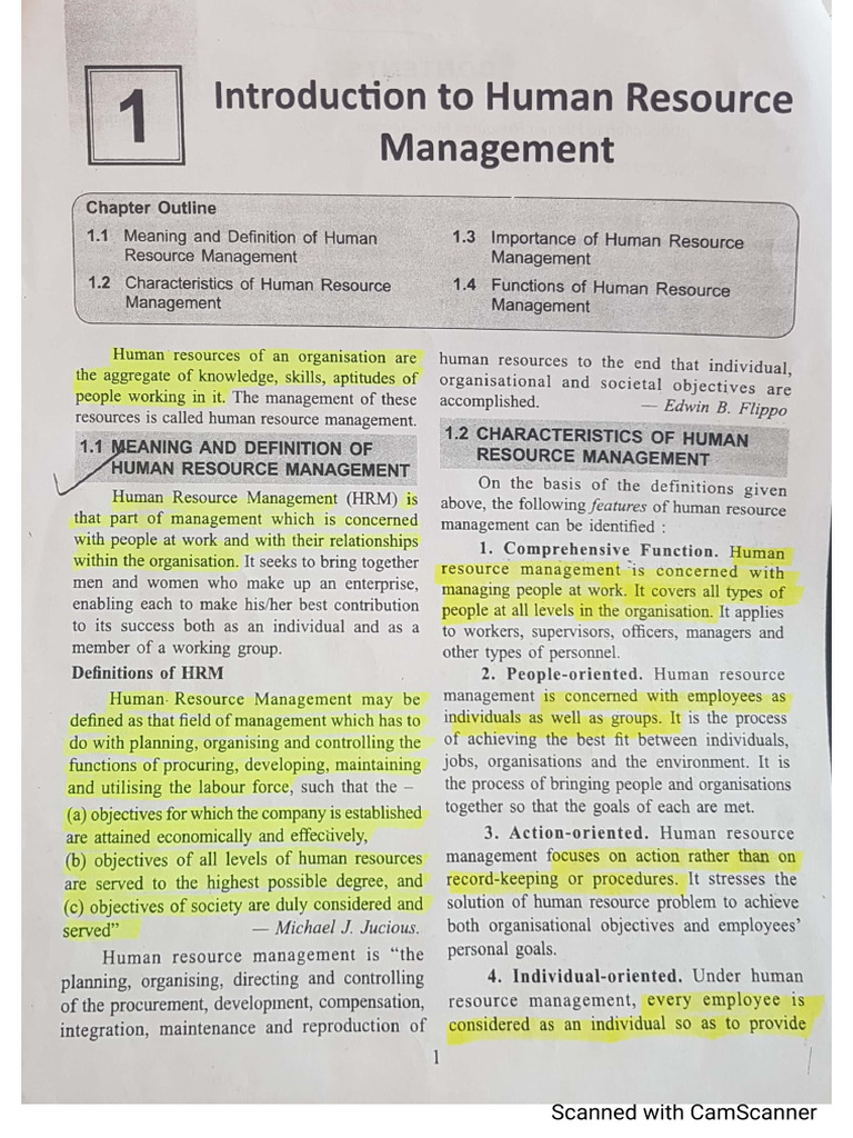 Intro To HRM | PDF