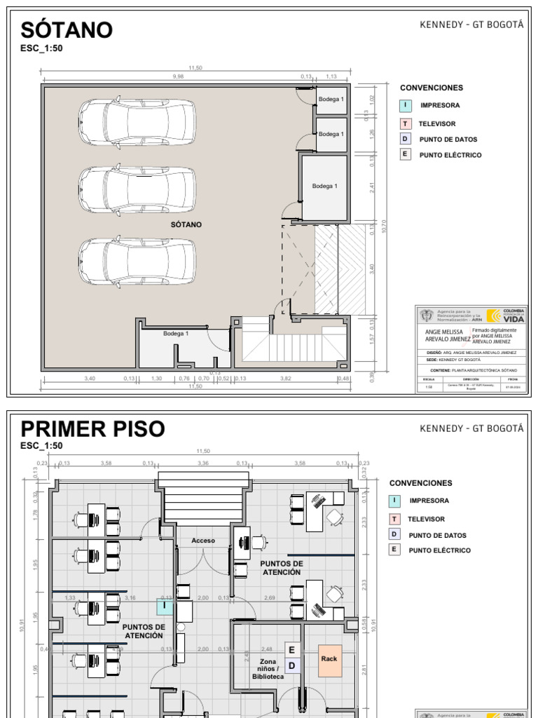 Plano Arquitectónico - Kennedy | PDF