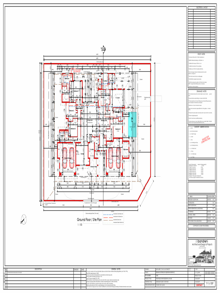 Proposed Residential House Plans | PDF | Civil Engineering | Building ...