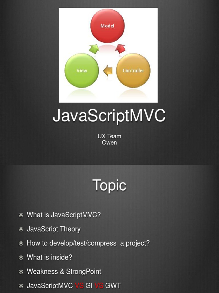 Javascriptmvc 110303083609 Phpapp02 | PDF | Java Script | J Query