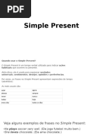 Regras e Exercícios do Simple Present | PDF | Assunto (gramática ...