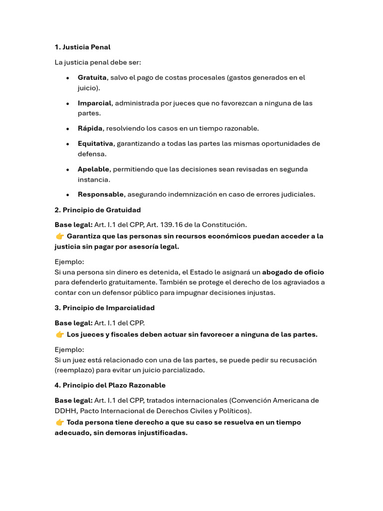 Principios de la Justicia Penal y Procesos | PDF | Fiscal | Derecho penal