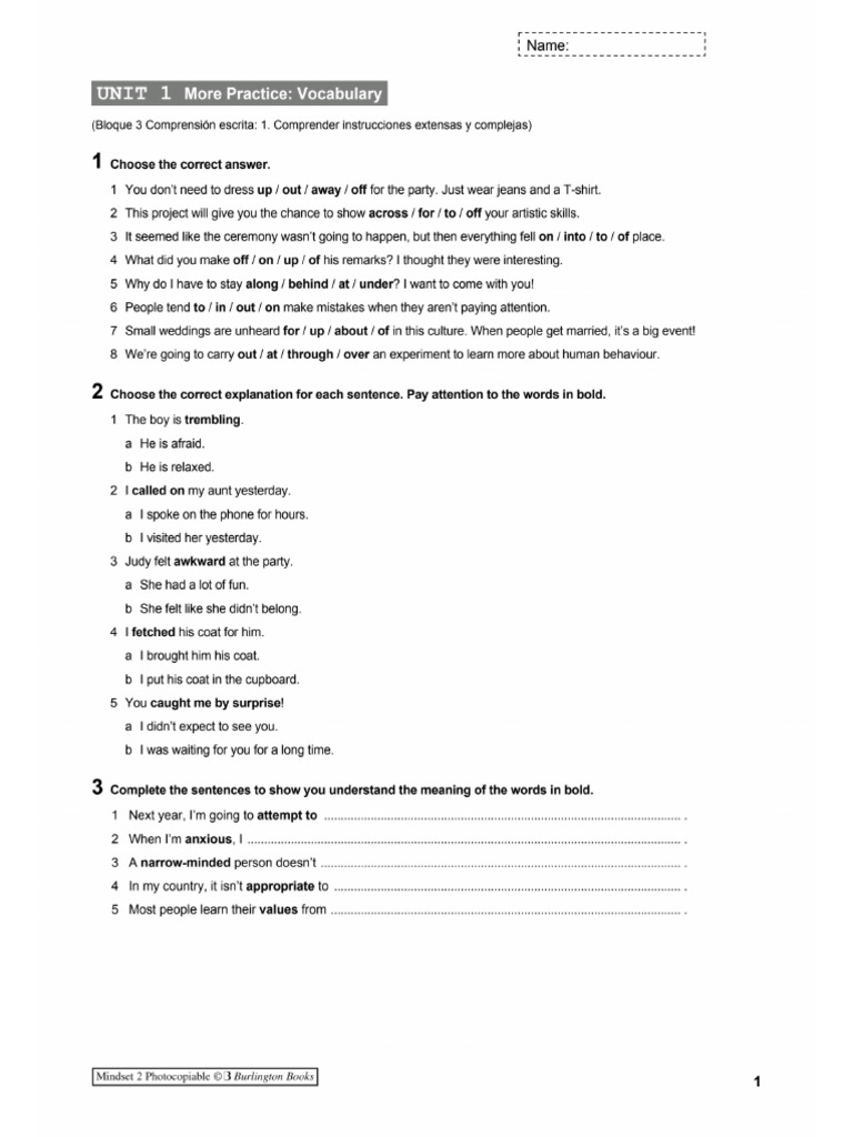 Mindset 2 1 | PDF