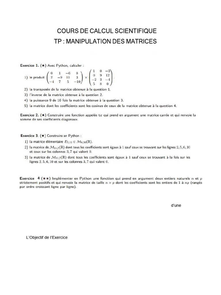 Fonctions Python pour Matrices Stochastiques et Primes | PDF
