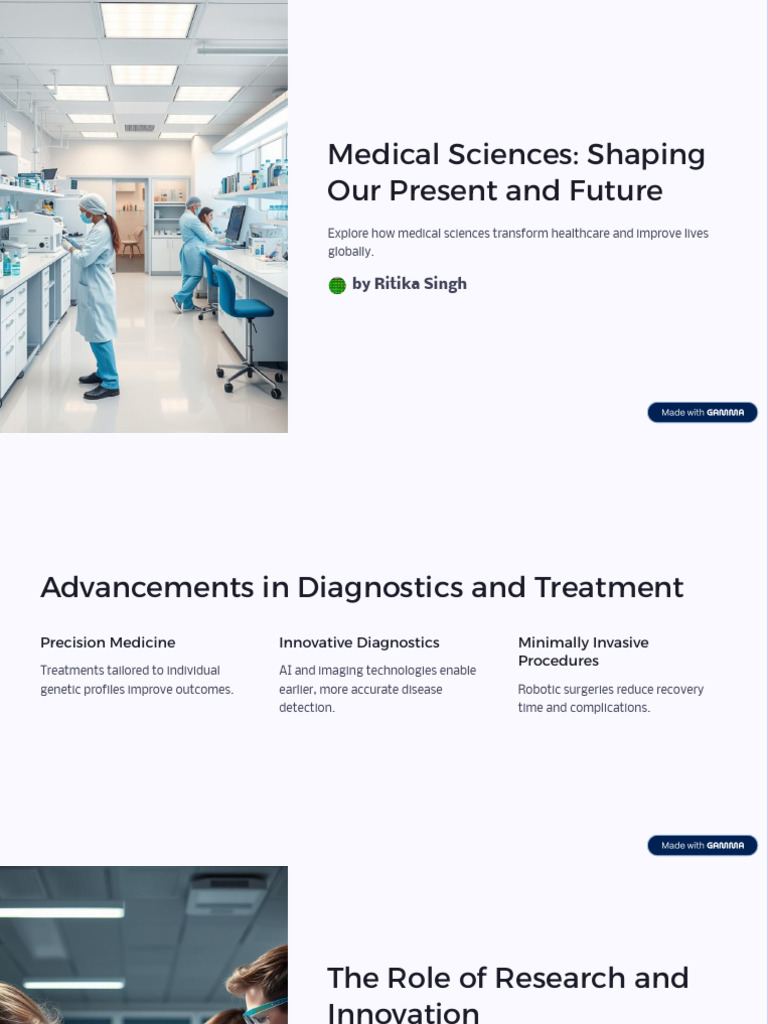 Transforming Healthcare Through Medical Science | PDF
