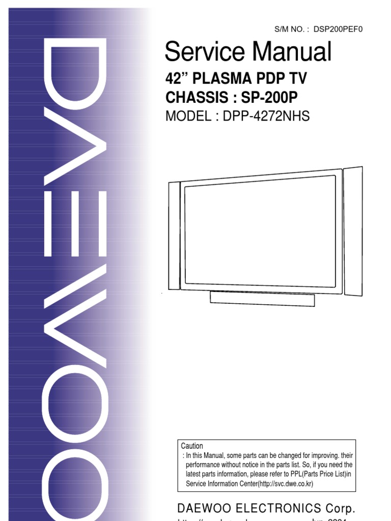 Daewoo dpp 42a3v