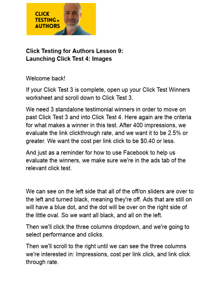 09-CTA Lesson 9 Transcript Click Test 4 - Images - Google Docs | PDF