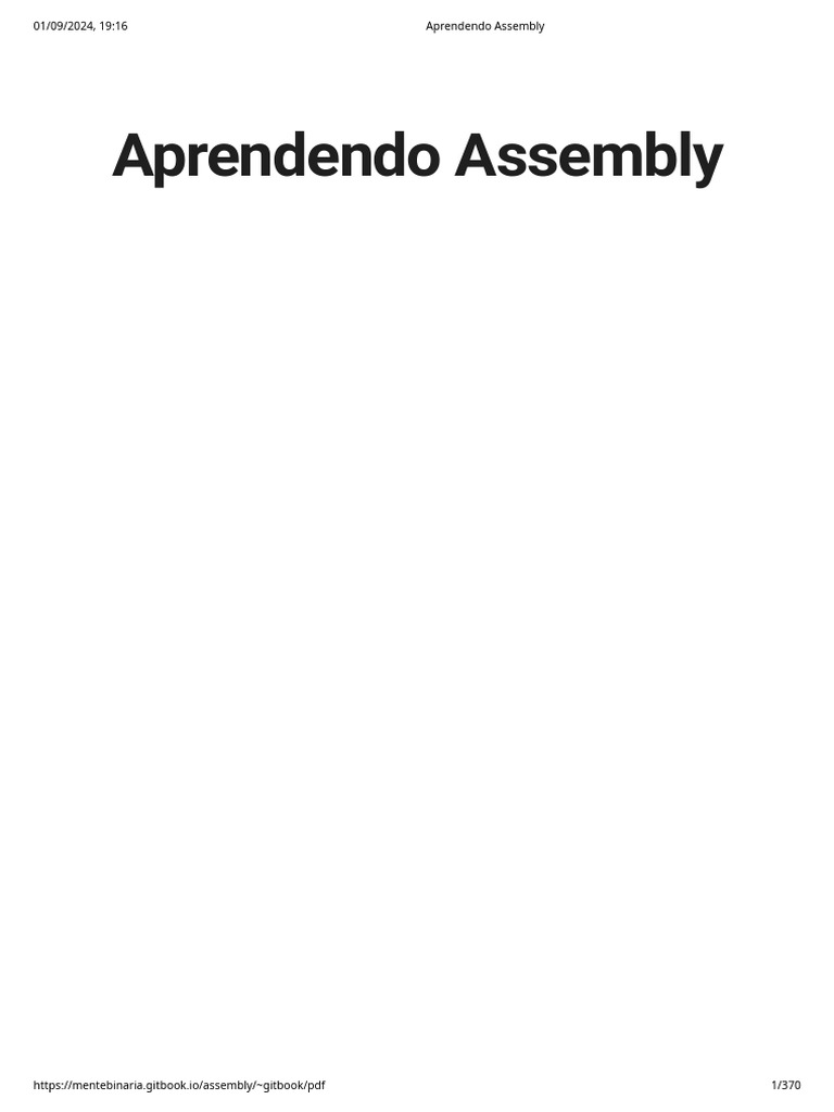 Guia Completo de Assembly x86 e x86-64 | PDF | Microprocessador ...