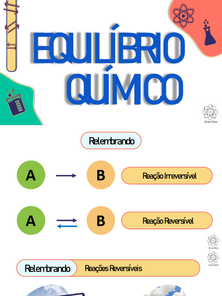 Equilíbrio Químico: Conceitos e Exemplos | PDF | Equilíbrio químico | Ph