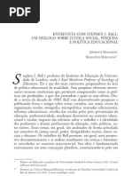 Entrevista Com Stephen Ball [Jefferson Mainardes & Maria Ines des