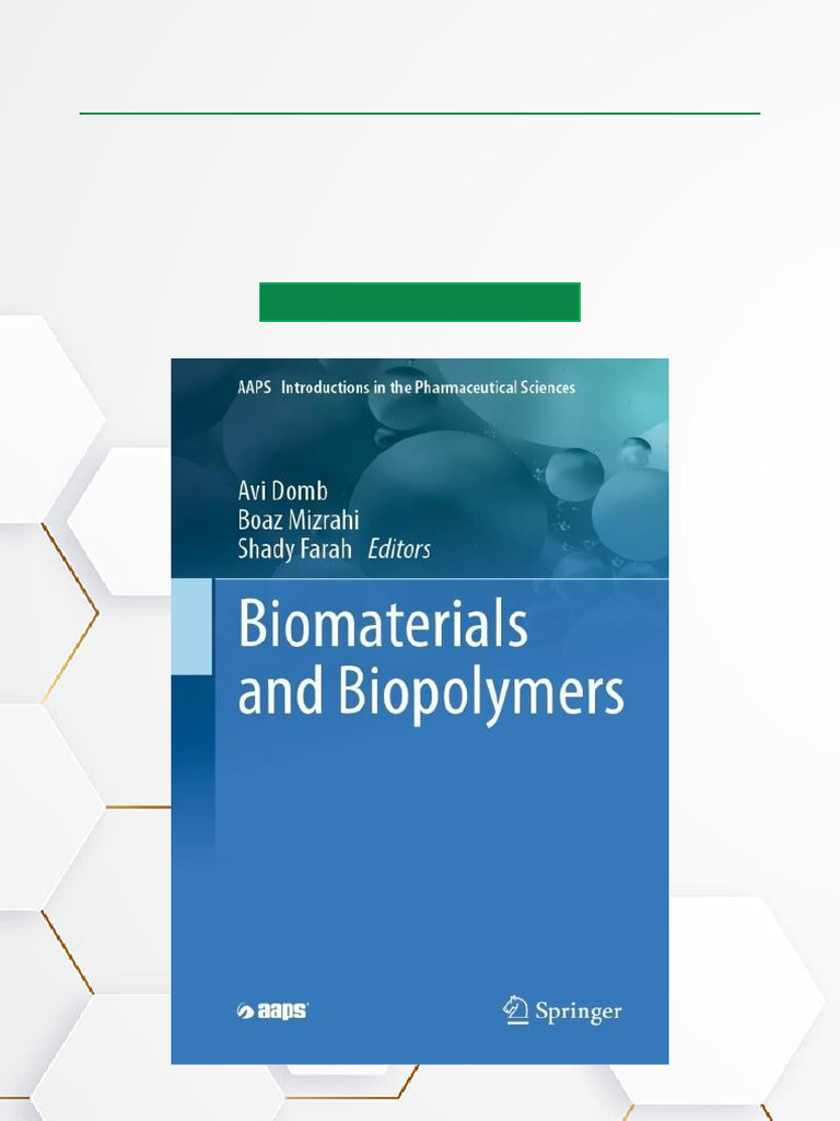 Biomaterials and Biopolymers Dropbox Download | PDF | Biomaterial ...