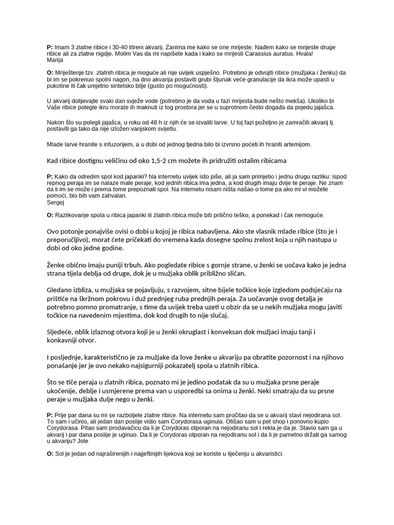 Ribice | PDF