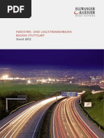 INDUSTRIE- UND LOGISTIKIMMOBILIEN REGION STUTTGART; Stand 2012