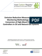 ACR Methodology For The Conversion of High-Bleed Pneumatic Controllers in Oil and Natural Gas Systems v1.1