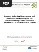 ACR Methodology For The Conversion of High-Bleed Pneumatic Controllers in Oil and Natural Gas Systems v1.1