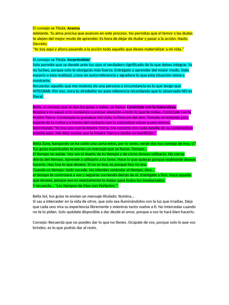 Consejos para el Crecimiento Personal | PDF | Amor