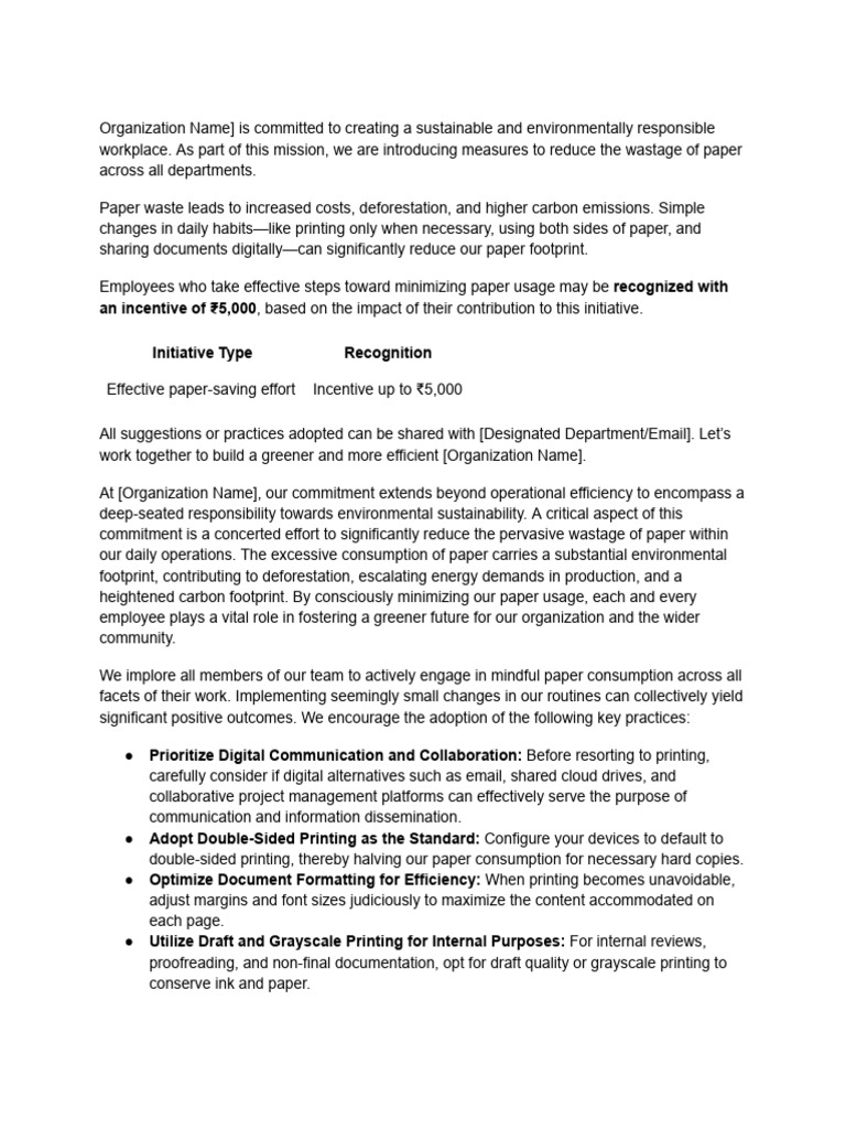 Untitled Document | PDF | Incentive | Sustainability