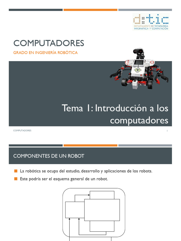 Tema 1 | PDF | Hardware de la computadora | Unidad Central de procesamiento