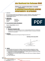 Fenómenos Hidrometereológicos que afectan el Departamento de Apurímac