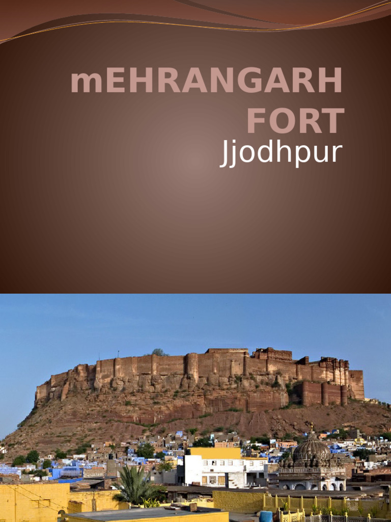 Overview of Mehrangarh Fort Architecture | PDF | Architectural Design ...