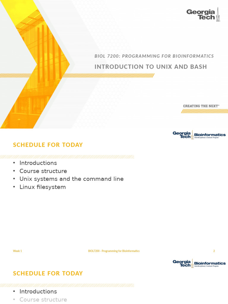 BIOL7200 Lecture Week1a | PDF | Command Line Interface | Computer ...