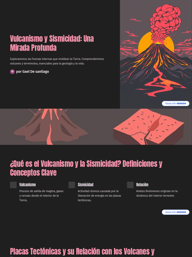 Vulcanismo y Sismicidad en México | PDF | Volcán | Temblores