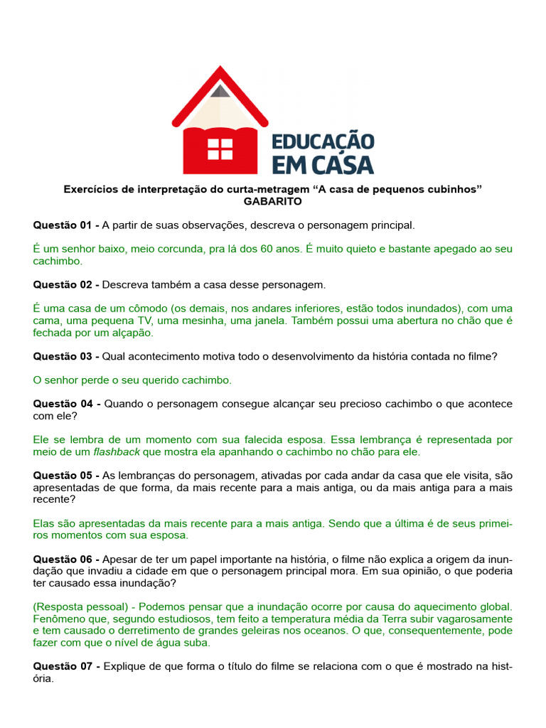 Interpretação de 