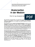 Konstantin Meyl Skalarwellen in Der Medizin