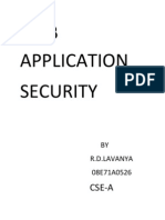 WEB Application Security: Cse-A