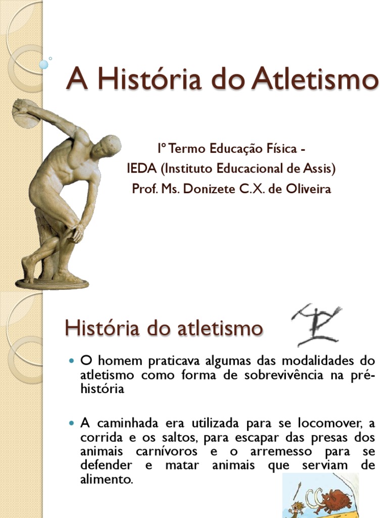 Aula 02 A História Do Atletismo | PDF | Jogos Olímpicos | Atletismo ...