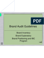 Brand Audit Guidelines