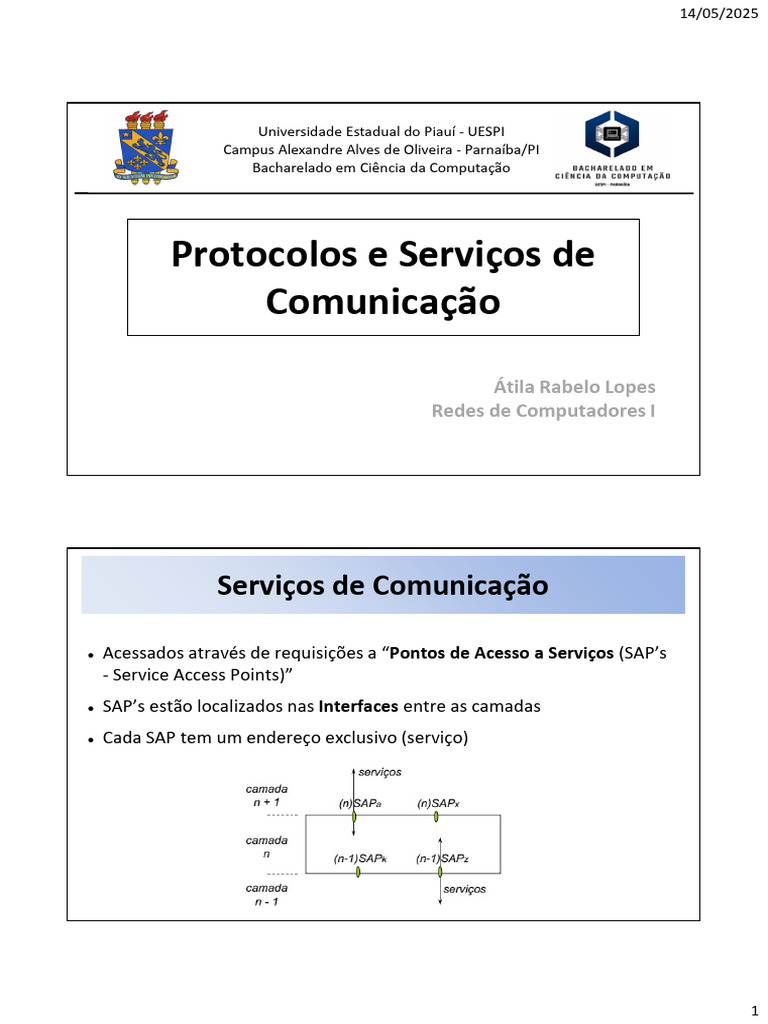 Serviços e Protocolos de Comunicação em Redes | PDF | Sistema de Nomes ...