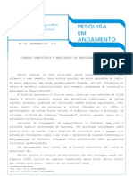 Plantas Comestíveis e Medicinais Da Nhecolândia, Pantanal