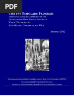 Download Yale Ivy Scholars 2012 ProspectusForms 16 Feb 2012 1 by John Esposito SN86759812 doc pdf