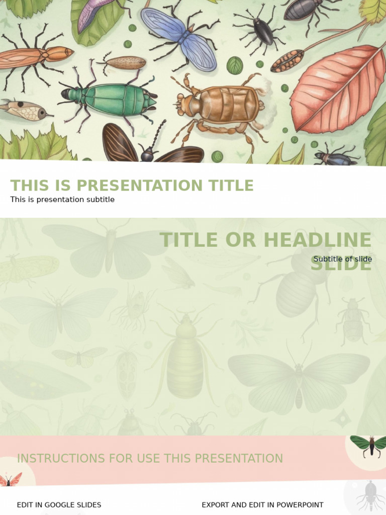 Insects Powerpoint Slides | PDF | Online Services | Software