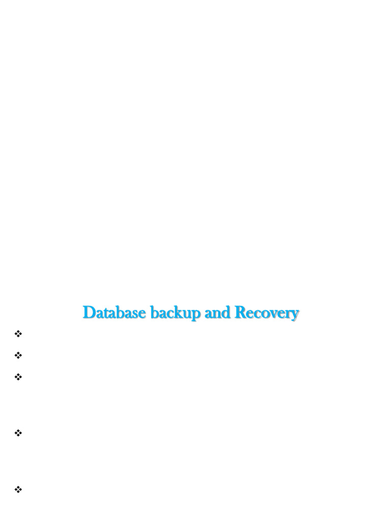 ADVANCED DATABASE - Chapter - Five | PDF | Database Transaction | Databases