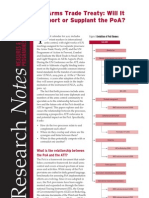 An Arms Trade Treaty: Will It Support or Supplant The Poa?: What Is The Relationship Between The Poa and The Att?